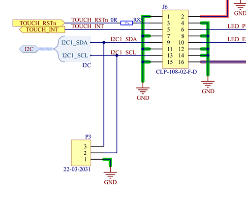 Figure 1. Debug header P3 on serial bus